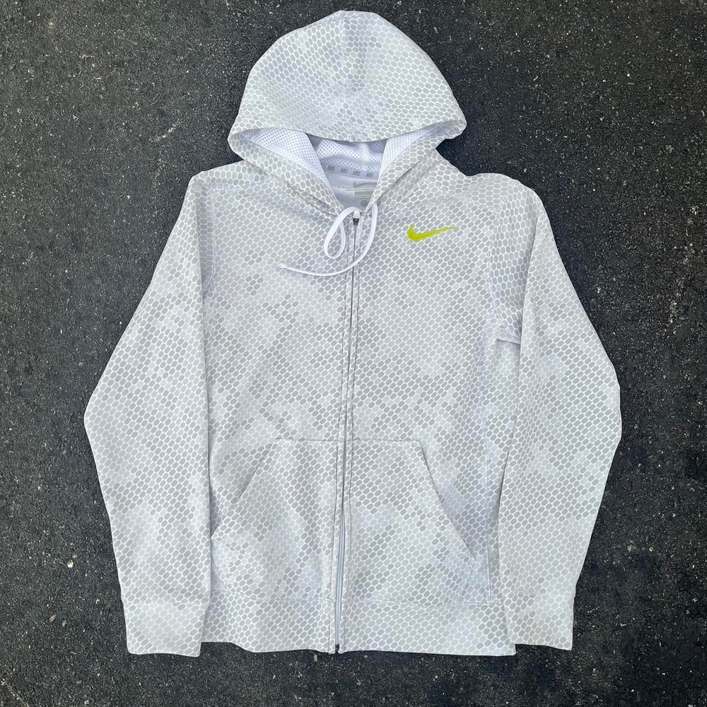 Nike all over print thermal Zip Up size S